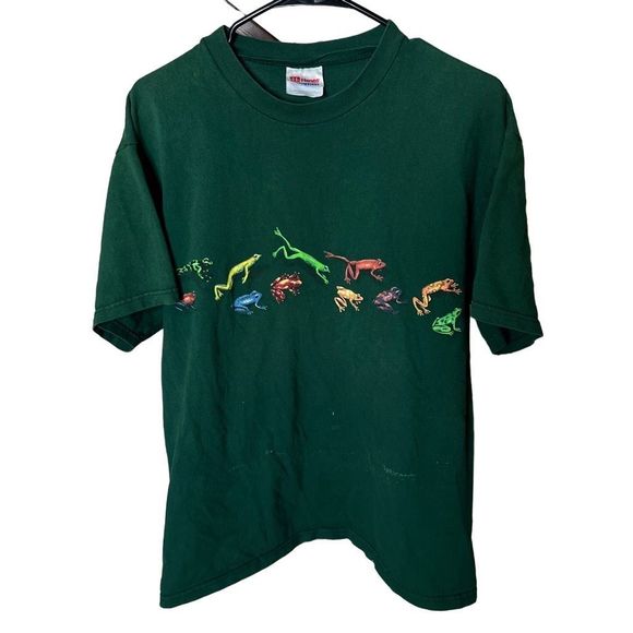 VTG Frogs T Shirt Large - Picture 1 of 6